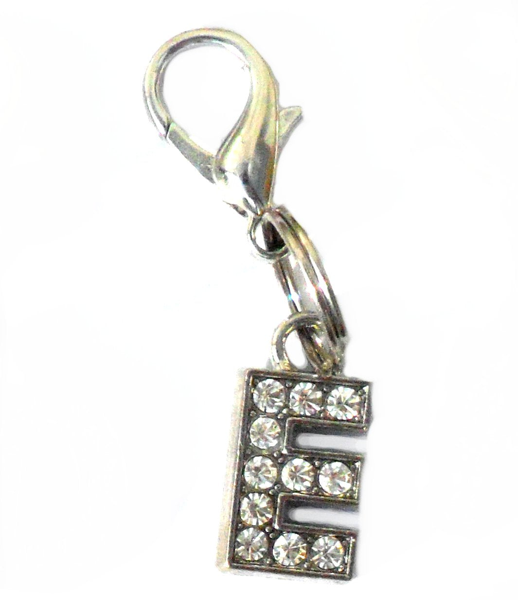 A-Z Crystal Slider Letters 10mm - Silver