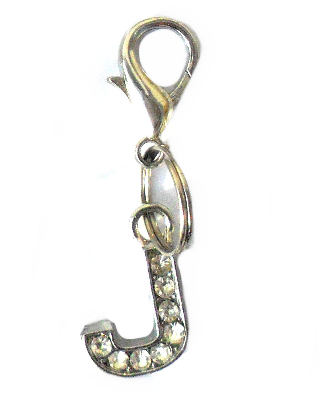 A-Z Crystal Slider Letters 10mm - Silver