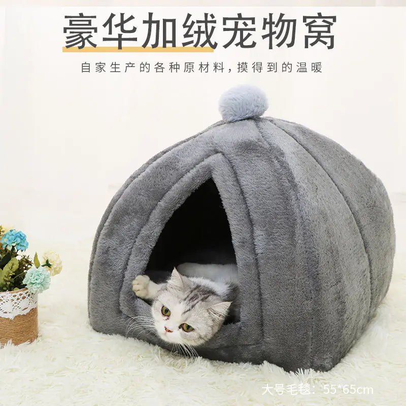 Cat and Dog House for All Seasons
