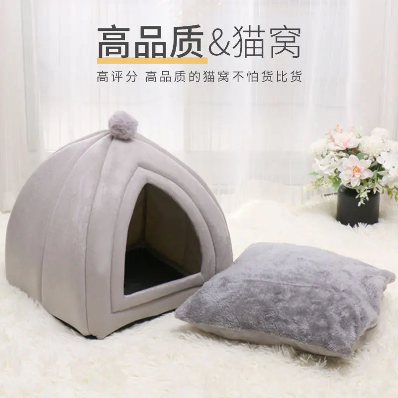 Cat and Dog House for All Seasons