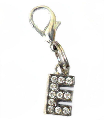 A-Z Crystal Slider Letters 10mm - Silver