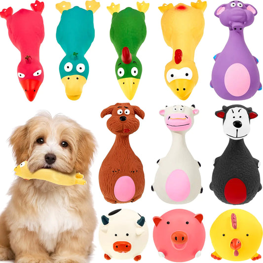 11 Pcs Dog Squeaky Toys